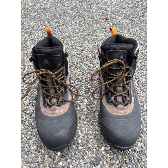Merrell Boots Mid Waterproof Opti-Warm 200 Gram Insulation J39487 sz 10.5 main image 5
